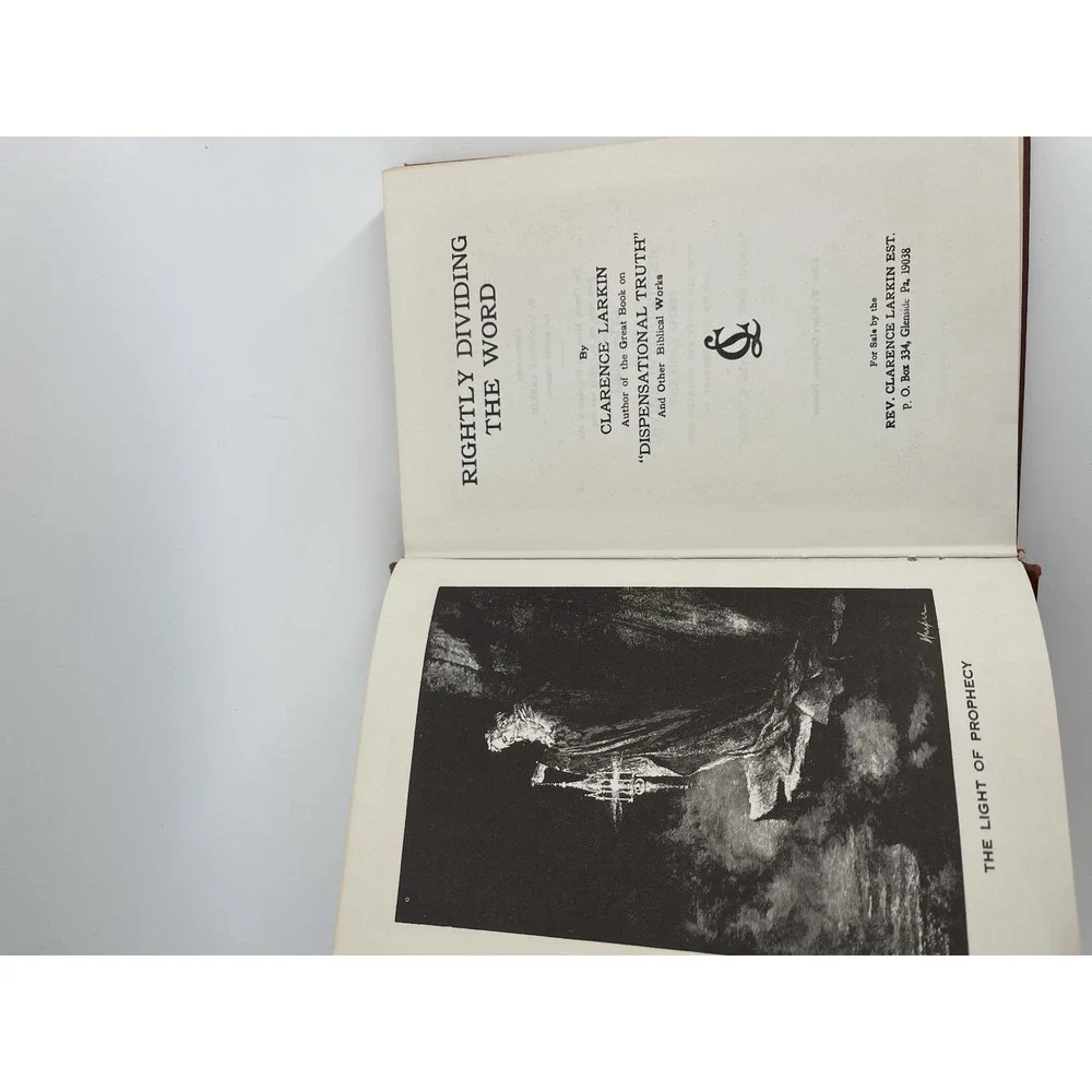 Vtg Rightly Dividing The Word Clarence Larkin HC Christian Theology Book